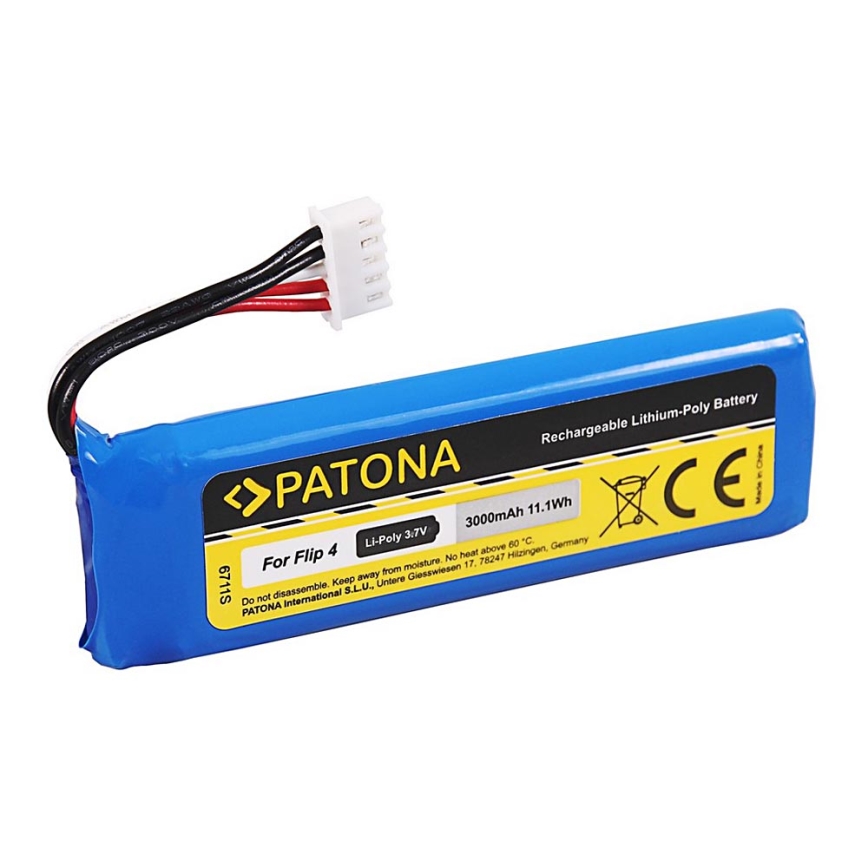 PATONA - Аккумулятор JBL Flip 4 3000mAh 3,7V Li-Pol
