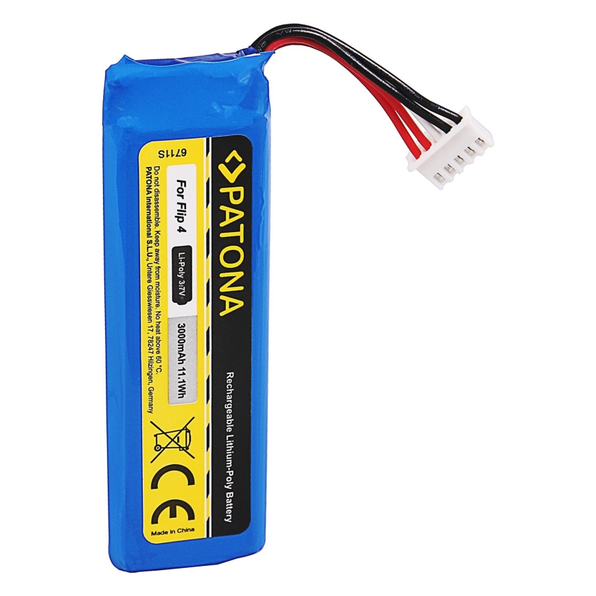 PATONA - Аккумулятор JBL Flip 4 3000mAh 3,7V Li-Pol