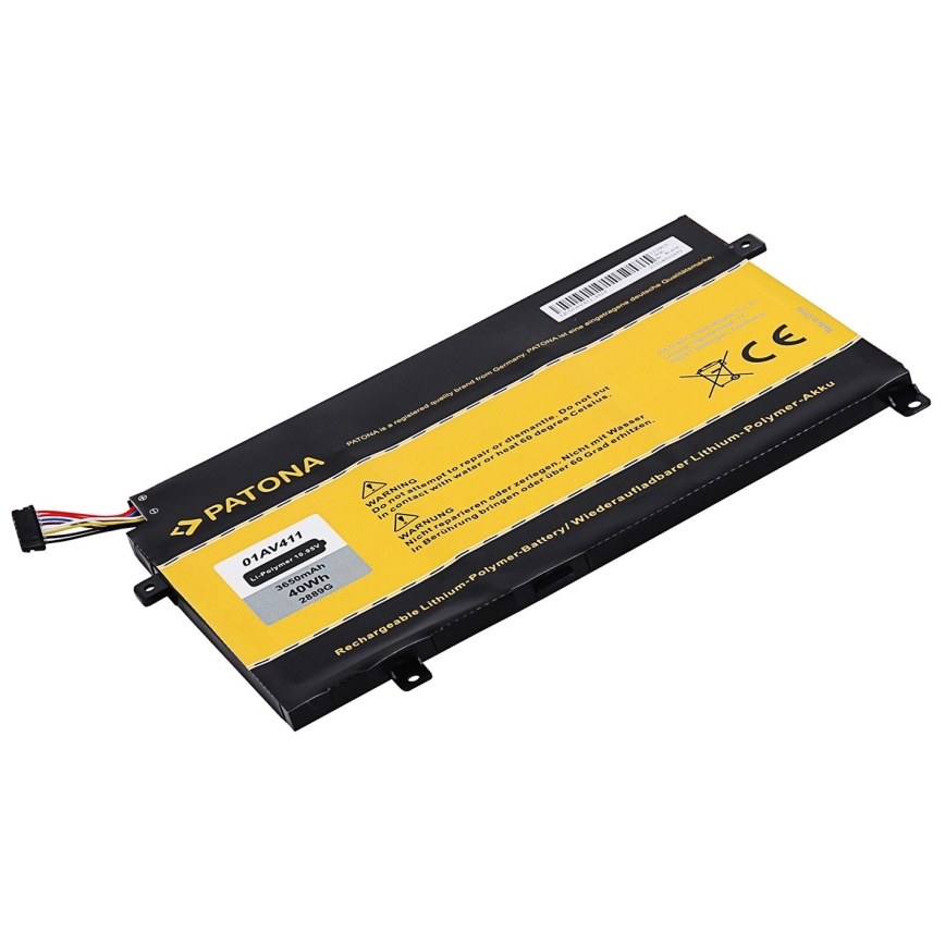 PATONA - Аккумулятор Lenovo Thinkpad E470/E475 4400mAh Li-lon 10,95V 01AV411