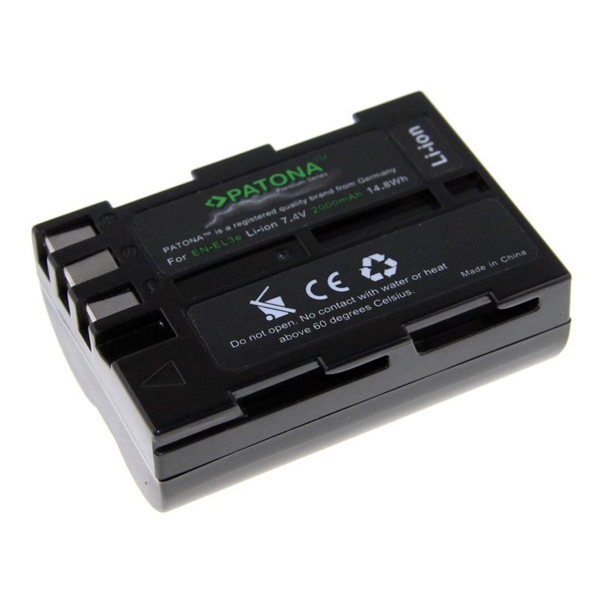 PATONA - Аккумулятор Nikon EN-EL3e 2000mAh Li-Ion Premium