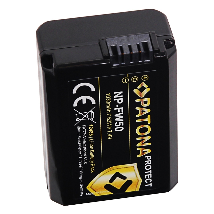 PATONA - Аккумулятор Sony NP-FW50 1030mAh Li-Ion Protect