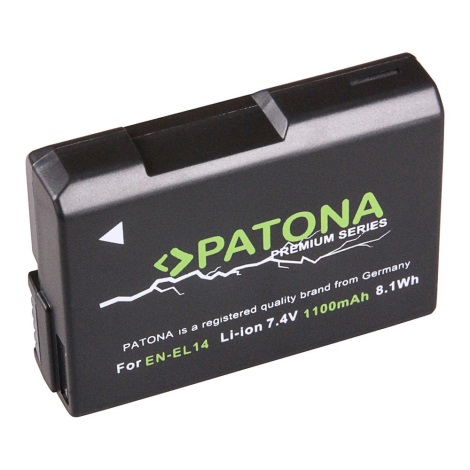 PATONA - Аккумулятор Nikon EN-EL14 1100mAh Li-Ion Premium