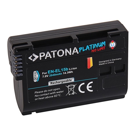 PATONA - Аккумулятор Nikon EN-EL15B 2040mAh Li-Ion Platinum