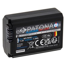 PATONA - Аккумулятор Sony NP-FW50 1030mAh Li-Ion Platinum USB-C зарядка