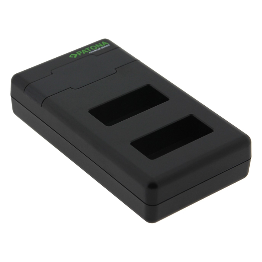 PATONA - Быстрое зарядное устройство Dual Canon LP-E17 + кабель USB-C 0,6м