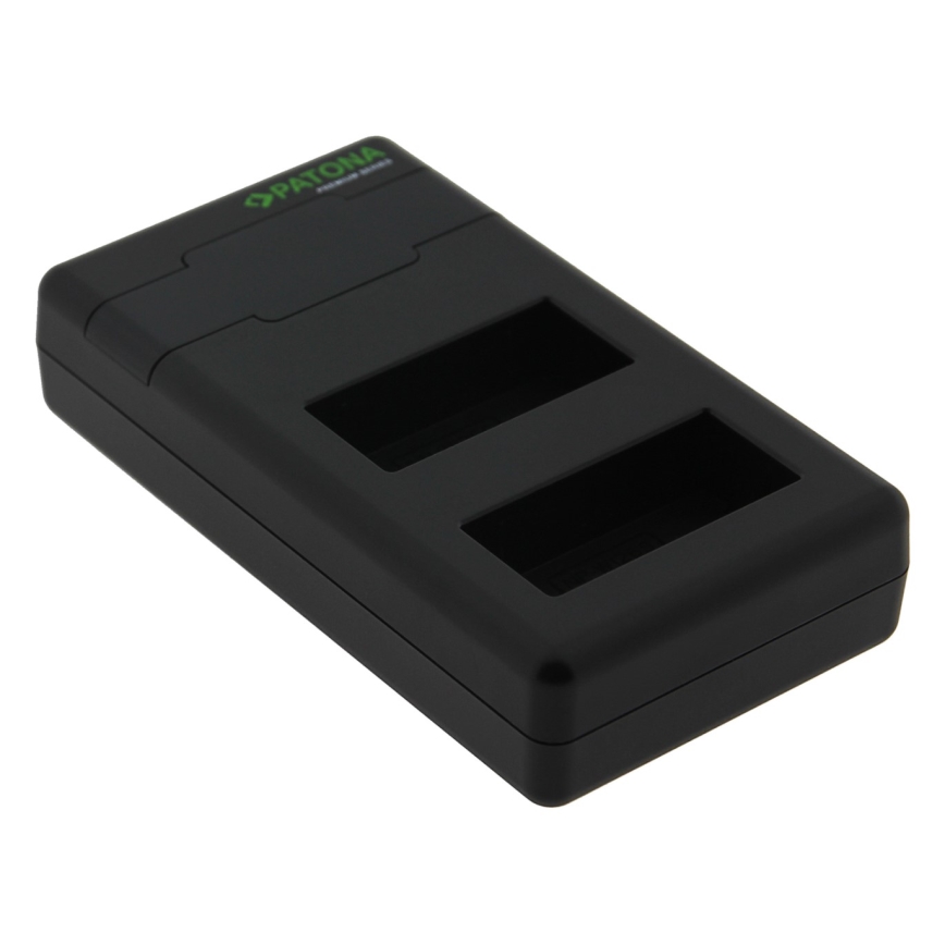 PATONA - Быстрое зарядное устройство Dual Fuji NP-W126 + кабель USB-C 0,6м