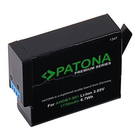 PATONA - Литий-ионный аккумулятор Aku GoPro Hero 91730mAh Premium