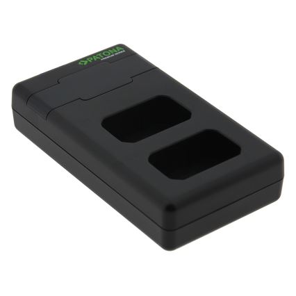 PATONA - Швидкий зарядний пристрій Dual Sony NP-FW50 + кабель USB-C 0,6 м