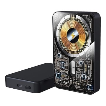 PATONA - Внешний аккумулятор 10000mAh Li-Pol-PD20W MagSafe USB-C и Qi-зарядка
