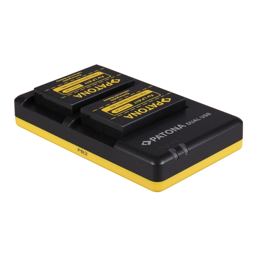 PATONA - Зарядное устройство для фотоаппарата Dual Quick Canon LP-E17 USB