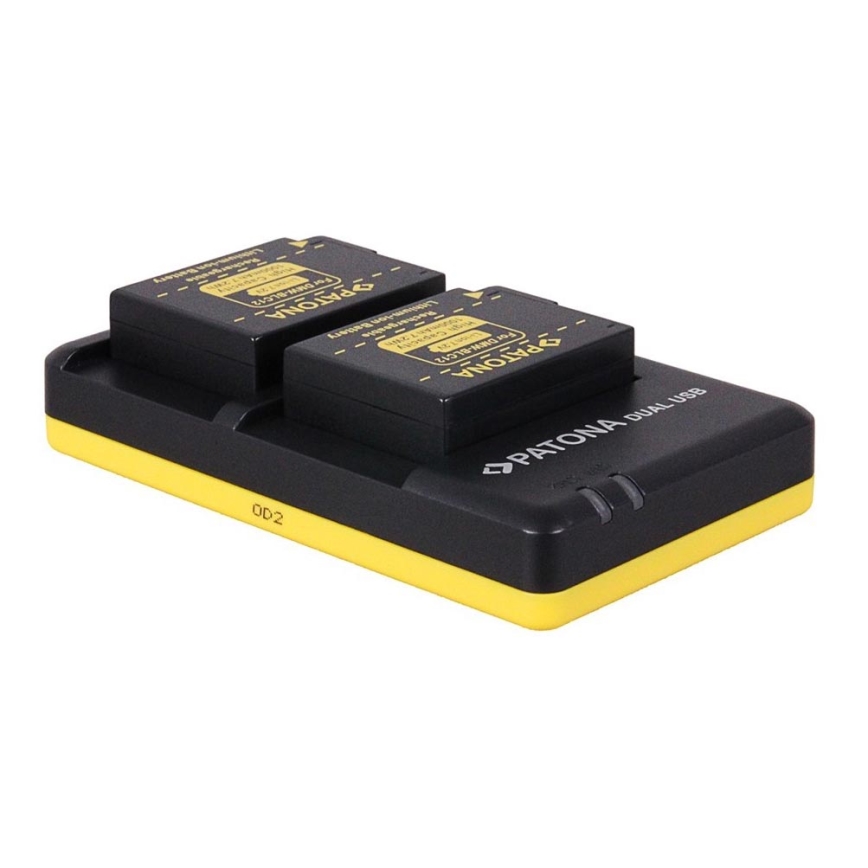 PATONA - Зарядное устройство для фотоаппарата Dual Quick Panasonic DMW-BLC12E USB