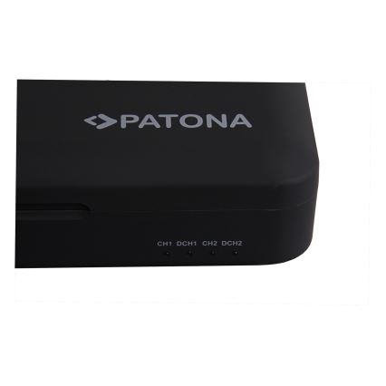 PATONA - Зарядное устройство Foto Dual Canon LP-E6/LP-E6N/LP-E6NH с внешним аккумулятором