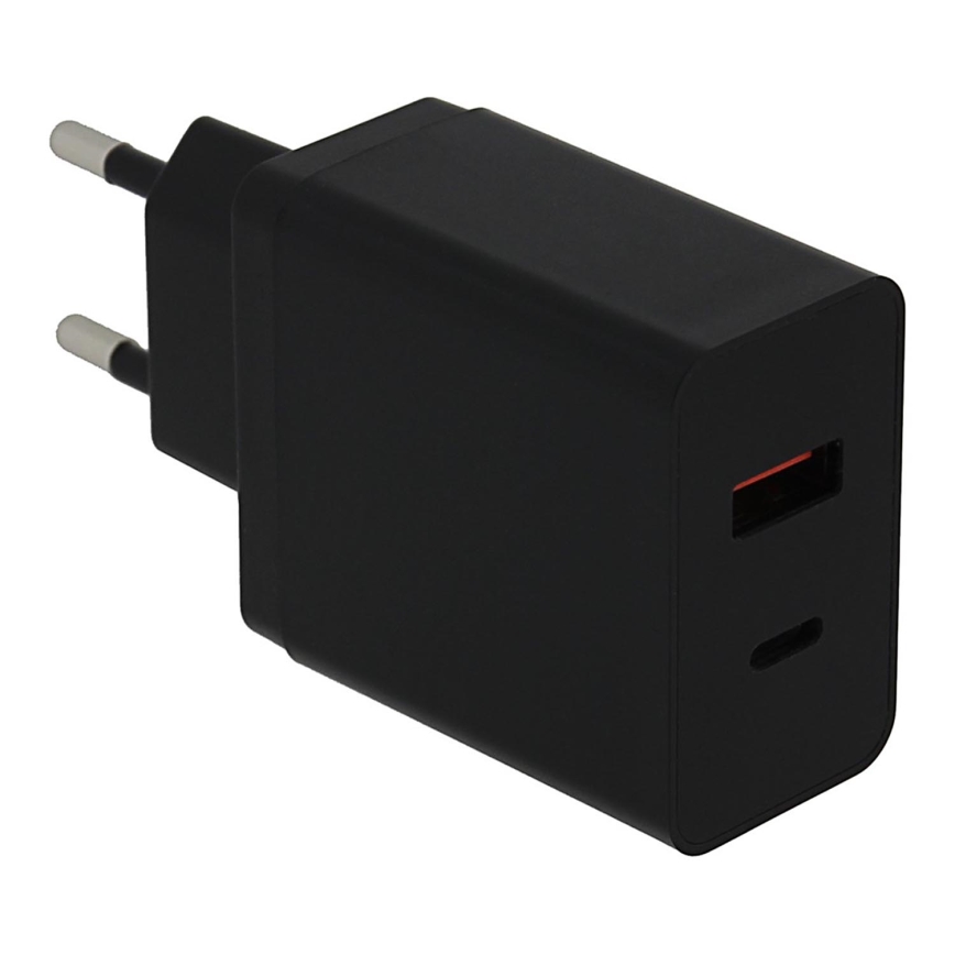 PATONA - Зарядный адаптер 1xUSB-C/1xUSB-A Power Delivery 36W/230V