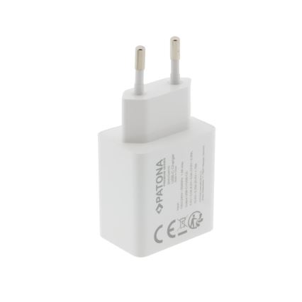 PATONA - Зарядный адаптер Power delivery 35W 2xUSB-C -PD 3.0