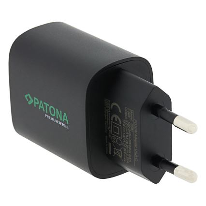 PATONA - Зарядный адаптер USB-C Power delivery 20W/230V черный