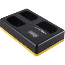 PATONA - Зарядное устройство для фотоаппарата Triple Canon LP-E6 + LCD