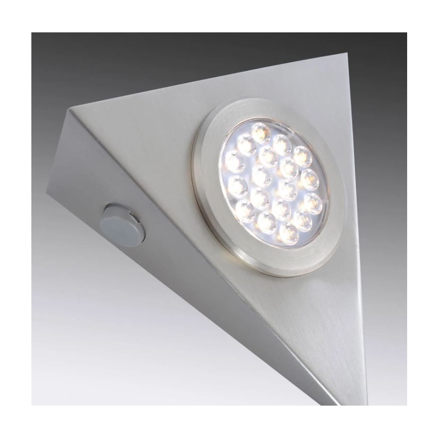 Paul Neuhaus 1119-55-3 - НАБІР 3x LED Освітлення меблів з датчиком HELENA LED/2,5W/230V