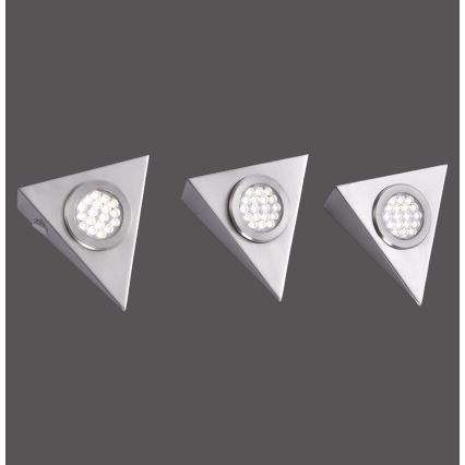 Paul Neuhaus 1119-55-3 - НАБІР 3x LED Освітлення меблів з датчиком HELENA LED/2,5W/230V