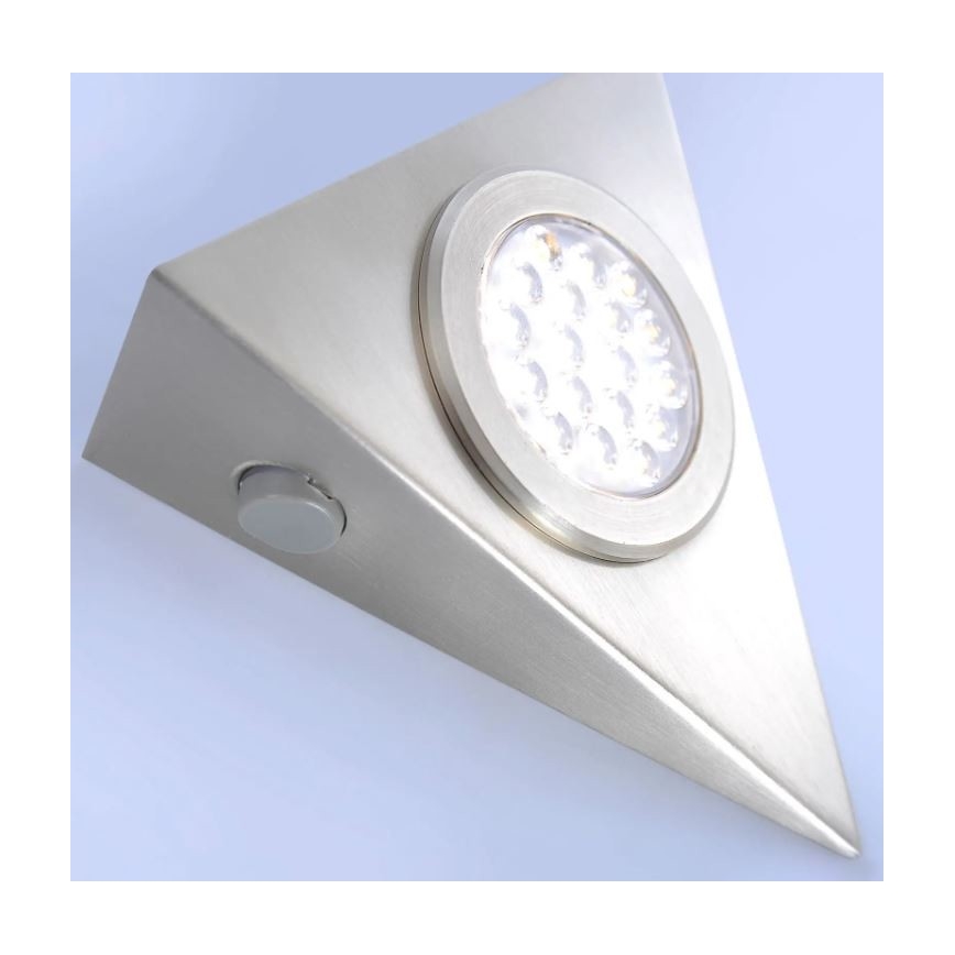 Paul Neuhaus 1119-55-3 - НАБОР 3x Светодиодная подсветка для мебели с датчиком HELENA LED/2,5W/230V
