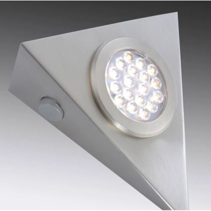 Paul Neuhaus 1119-55-3 - НАБОР 3x Светодиодная подсветка для мебели с датчиком HELENA LED/2,5W/230V