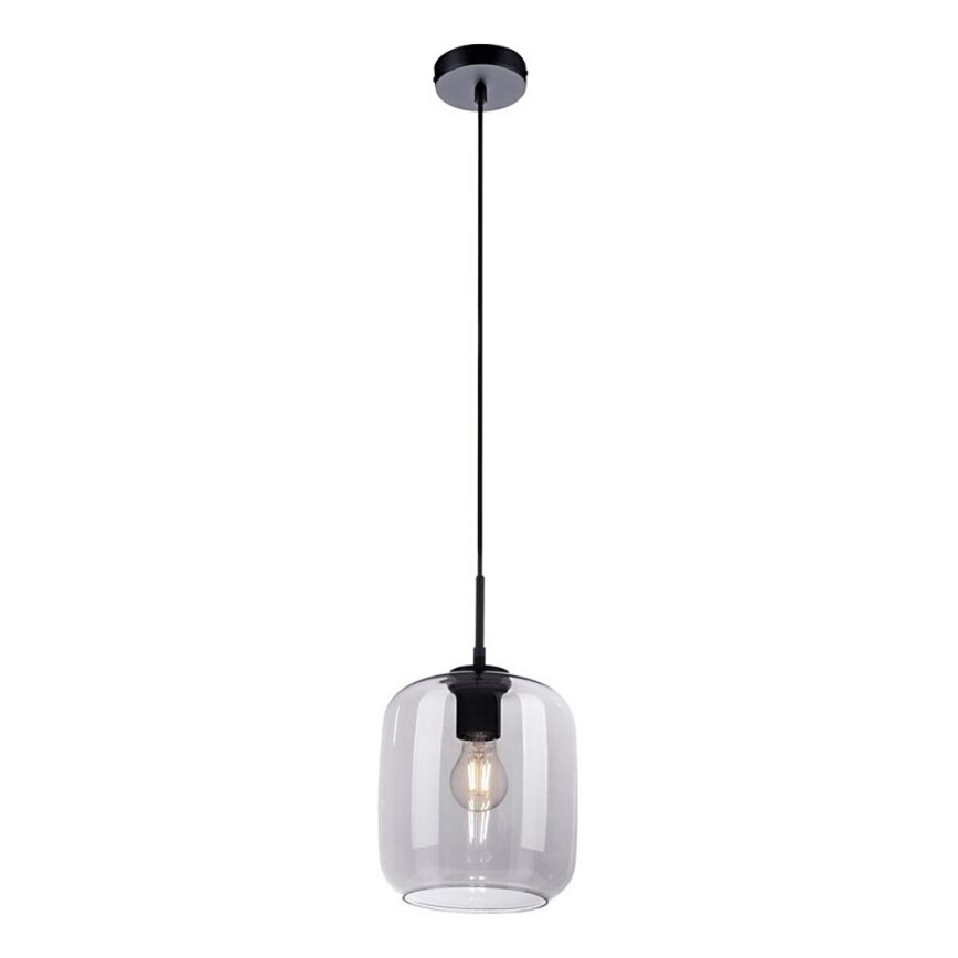 Paul Neuhaus 2002-25 - Підвісна люстра SHITAKE 1xE27/10W/230V діаметр 20 см димчастий