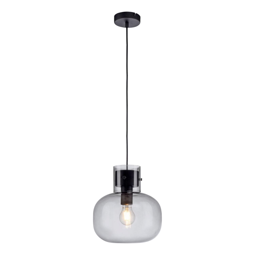 Paul Neuhaus 2003-25 - Підвісна люстра SHITAKE 1xE27/10W/230V діаметр 25 см димчастий