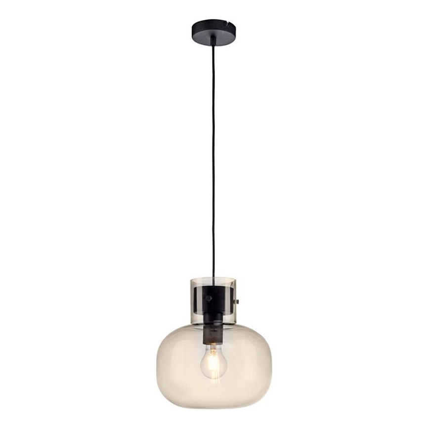 Paul Neuhaus 2003-27 - Подвесная люстра SHITAKE 1xE27/10W/230V диаметр 25 см дымчатый