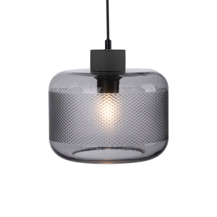 Paul Neuhaus 2005-25 - Підвісна люстра BOLETUS 1xE27/10W/230V діаметр 23,5 см сірий