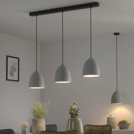 Paul Neuhaus 2231-22 - Підвісна люстра ETON 1xE27/40W/230V бетон