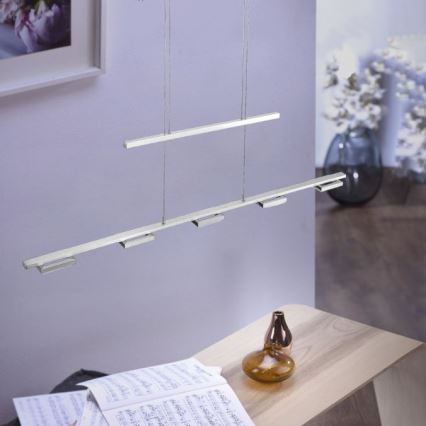 Paul Neuhaus 2446-55 - Підвісна LED люстра з регулюванням яскравості INIGO 5xLED/4W/230V
