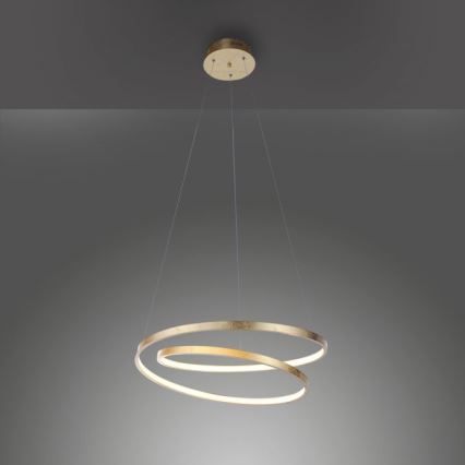 Paul Neuhaus 2472-12 - Підвісна LED люстра з регулюванням яскравості ROMAN LED/30W/230V золотий