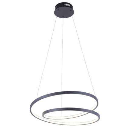 Paul Neuhaus 2472-18 - Підвісна LED люстра з регулюванням яскравості ROMAN LED/30W/230V чорний