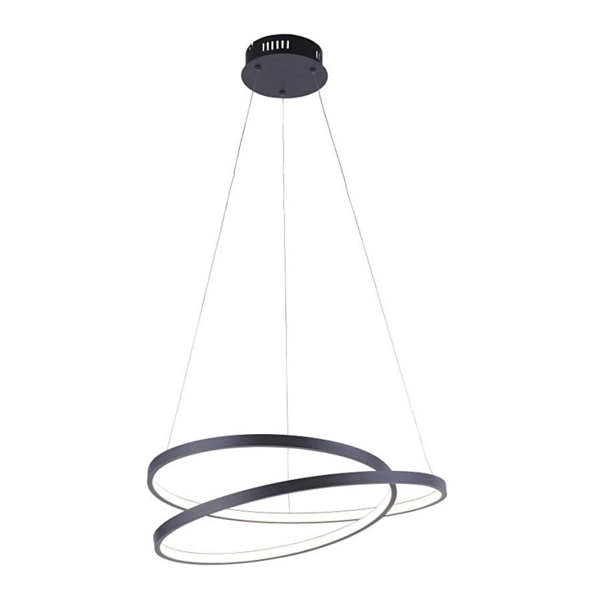 Paul Neuhaus 2472-18 - Підвісна LED люстра з регулюванням яскравості ROMAN LED/30W/230V чорний