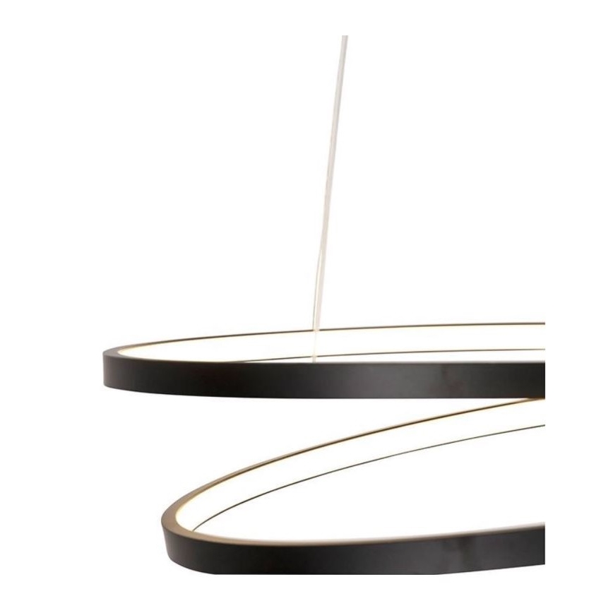 Paul Neuhaus 2472-18 - Підвісна LED люстра з регулюванням яскравості ROMAN LED/30W/230V чорний