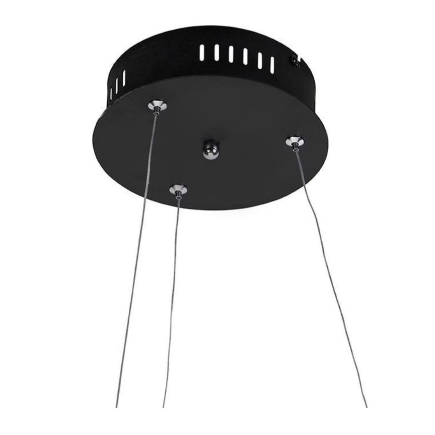 Paul Neuhaus 2472-18 - Підвісна LED люстра з регулюванням яскравості ROMAN LED/30W/230V чорний