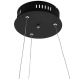 Paul Neuhaus 2472-18 - Підвісна LED люстра з регулюванням яскравості ROMAN LED/30W/230V чорний