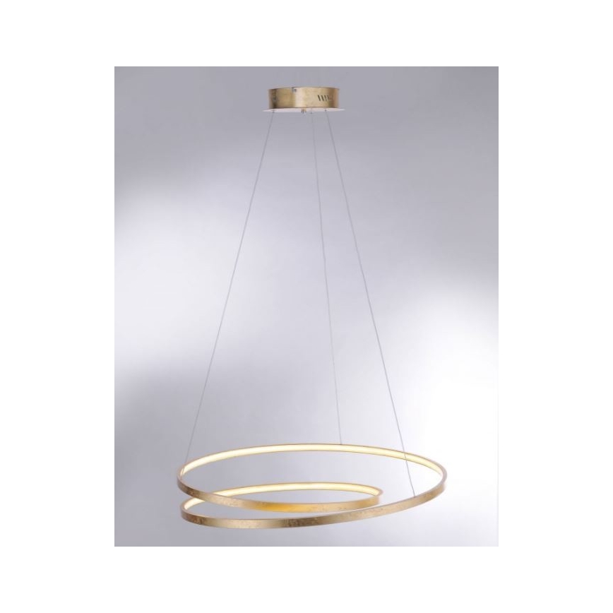 Paul Neuhaus 2474-12 - Підвісна LED люстра з регулюванням яскравості ROMAN LED/40W/230V золотий