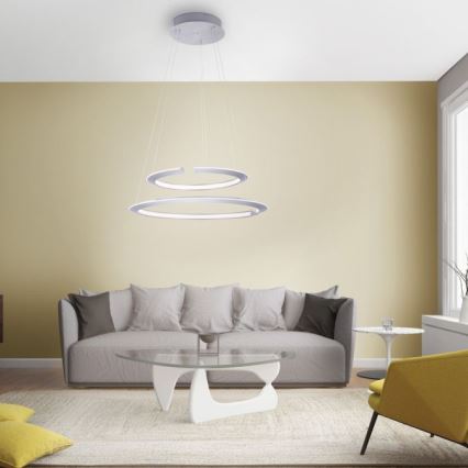 Paul Neuhaus 2491-55 - Підвісна LED люстра з регулюванням яскравості ALESSA 2xLED/26W/230V + ДК