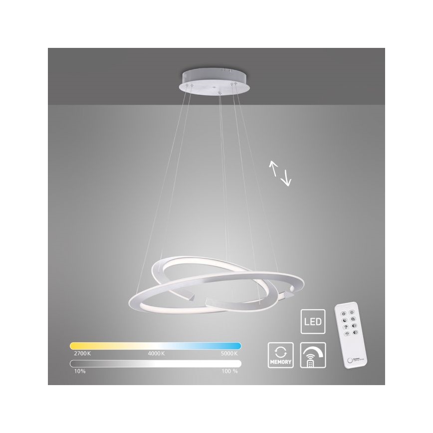 Paul Neuhaus 2491-55 - Підвісна LED люстра з регулюванням яскравості ALESSA 2xLED/26W/230V + ДК