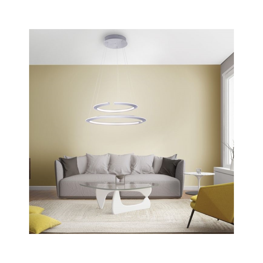 Paul Neuhaus 2491-55 - Светодиодная подвесная люстра с регулированием яркости ALESSA 2xLED/26W/230V + дистанционное управление