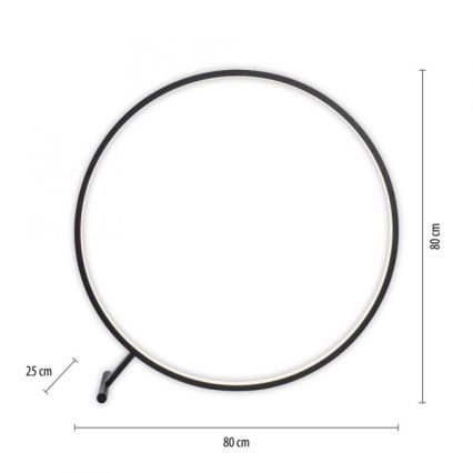 Paul Neuhaus 319-18 - LED Торшер з регулюванням яскравості HULA LED/21,5W/230V 2700-5000K + пульт дистанційного керування