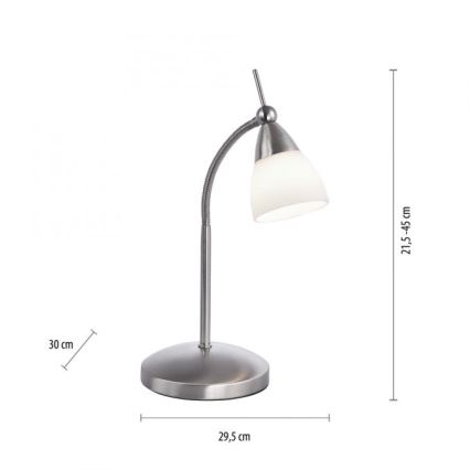 Paul Neuhaus 4001-55 - Сенсорна настільна LED лампа з регулюванням яскравості PINO 1xG9/3W/230V матовий хром