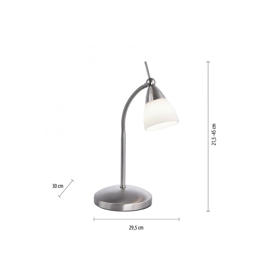 Paul Neuhaus 4001-55 - Сенсорна настільна LED лампа з регулюванням яскравості PINO 1xG9/3W/230V матовий хром
