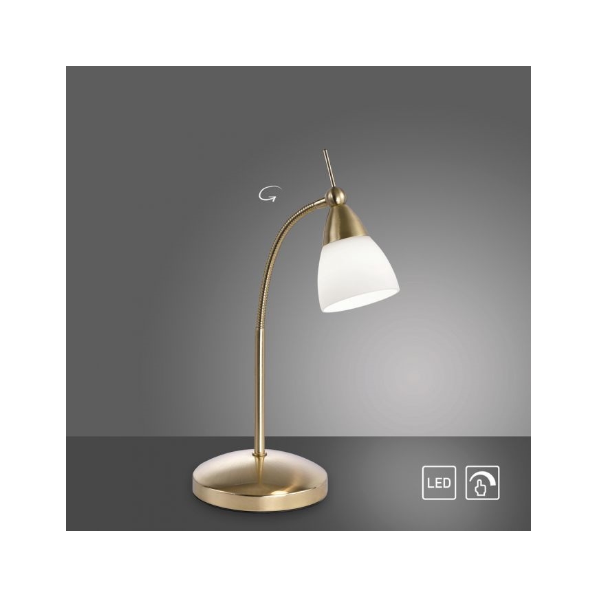 Paul Neuhaus 4001-60 - Сенсорна настільна LED лампа з регулюванням яскравості PINO 1xG9/3W/230V золотий
