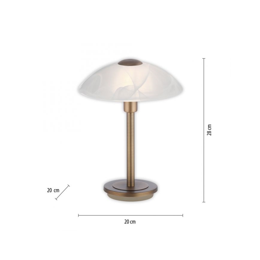 Paul Neuhaus 4026-11 - Сенсорна настільна LED лампа з регулюванням яскравості ENOVA 1xG9/2,6W/230V