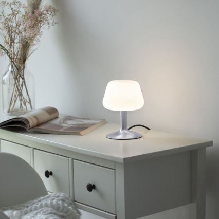 Paul Neuhaus 4078-55 - Сенсорна настільна LED лампа з регулюванням яскравості TILL 1xG9/3W/230V матовий хром