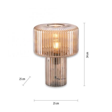 Paul Neuhaus 4092-27 - Настольная лампа FUNGUS 1xE27/10W/230V бежевый