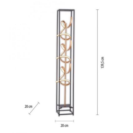 Paul Neuhaus 415-18 - LED Димерний торшер SELINA 3xLED/10,2W/230V