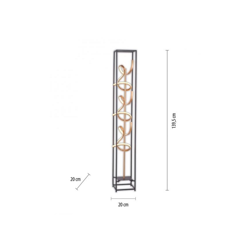 Paul Neuhaus 415-18 - LED Димерний торшер SELINA 3xLED/10,2W/230V