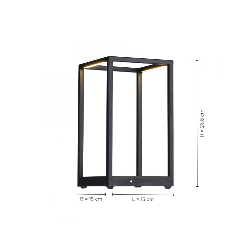 Paul Neuhaus 4401-18 - Настільна LED лампа з регулюванням яскравості CONTURA 2xLED/2,2W/230V